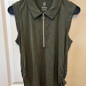 GGBlue Women's Green Sleeveless Top